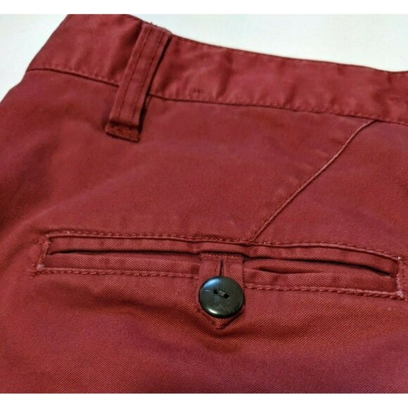 Le 31 Simons Men's Pants Stockholm Fit Burgundy 5 Pockets Size 32-34 L - Picture 6 of 9